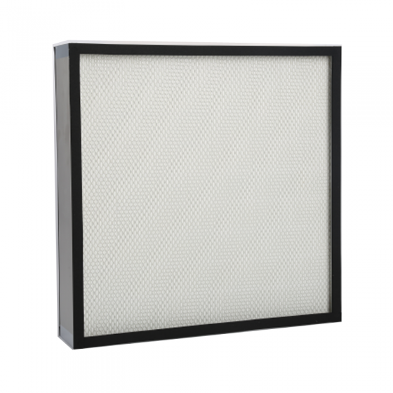 Factory Direct Sale Deep Pleated Glass Fiber H13 H14 Hepa Filter With Aluminium Frame